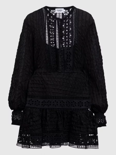 Сукня-сорочка Begonne з мереживом Charo Ruiz чорна