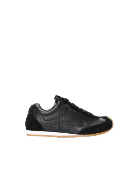 Sneakersy Loewe skórzane czarne