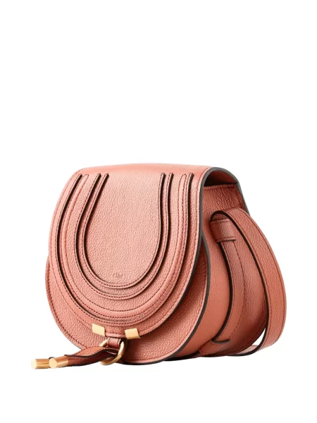 Geantă Chloé din piele maro