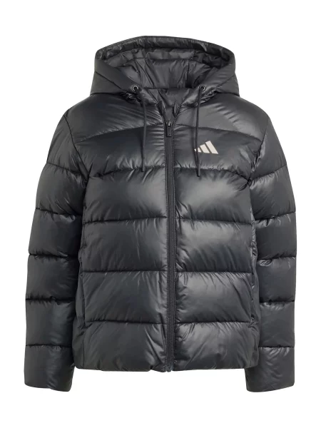 ADIDAS SPORTSWEAR Športová bunda ESS / biela čierna