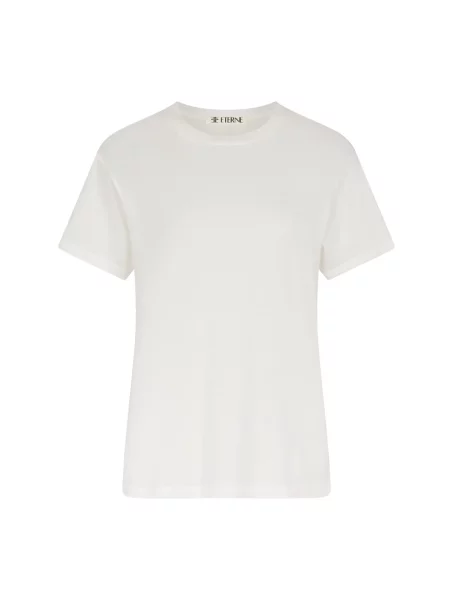 Koszulka Eterne z krótkim rękawem beżowa