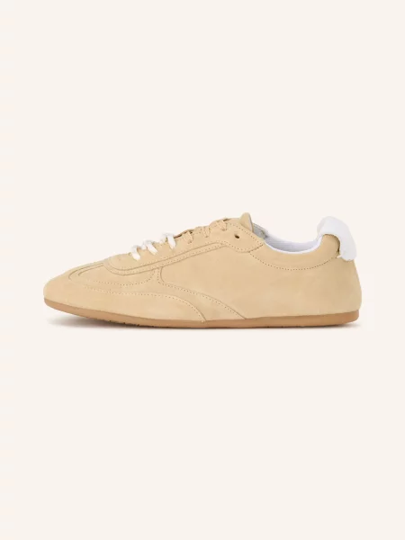 Alohas Sneakersy beige białe