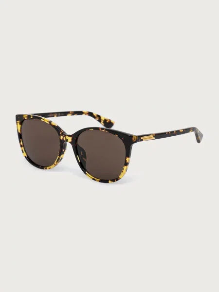 Bottega Veneta okulary przeciwsłoneczne kwadratowe czarne