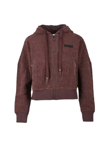 Bluza Emporio Armani Ea7 z autografem czerwona