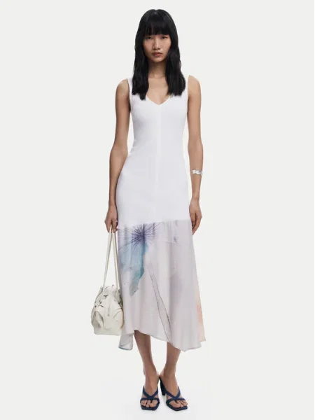 Desigual Rochie de zi Dita alb