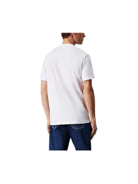 Koszulka Calvin Klein Jeans z krótkim rękawem biała