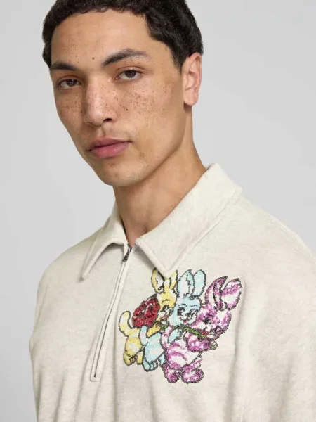 Sweter z cekinowym obszyciem Kenzo