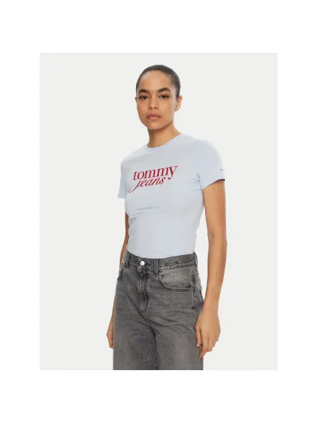 Tommy Jeans T-shirt Essential Svijetloplava