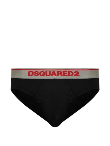Chiloți Dsquared2 cu autograf negru