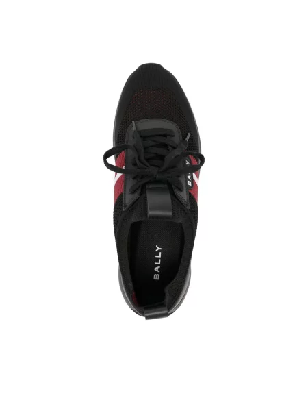 Sneakersy Bally wiązane czarne
