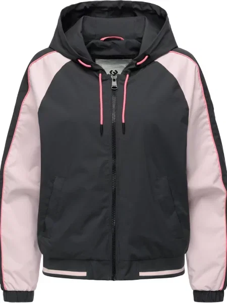 Ragwear Geacă funcțională Nicandra închis / roz deschis gri