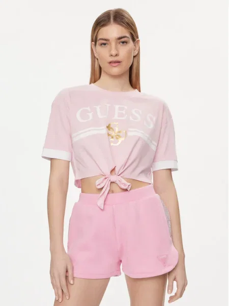 Тениска Guess MYLAH розово