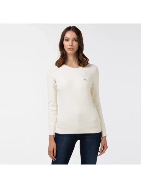 Свитер Lacoste.com белый
