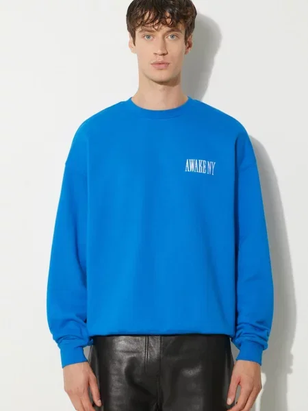 Awake NY melegítőfelső Awake Crewneck kék