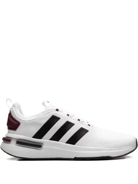 Sneakerși Adidas Gazelle cu dungi din piele de căprioară alb