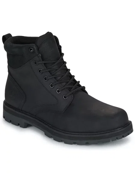 Šněrovací krajkové nepromokavé kotníkové boty Timberland černé