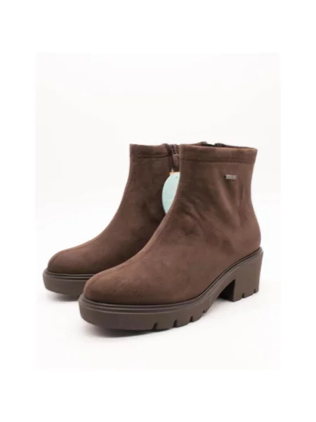 Pantofi Viguera din piele de căprioară maro