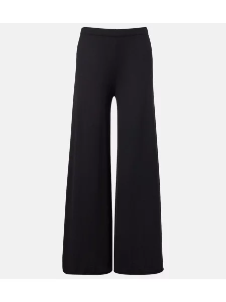 Pantaloni Lisa Yang din cașmir negru