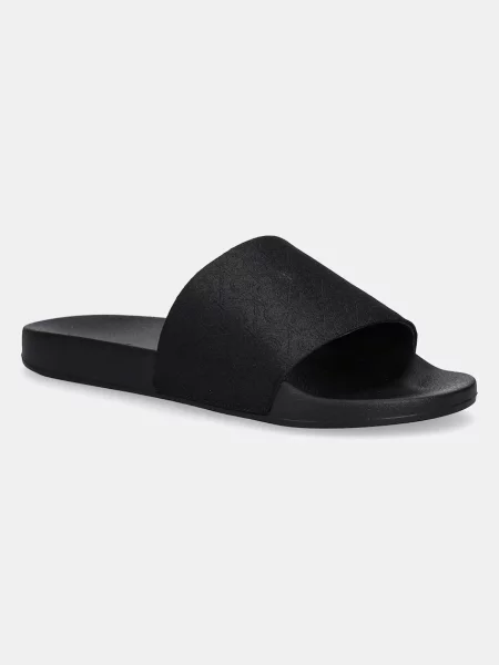 Чехли Calvin Klein POOL SLIDE JAQ MONO мъжки черно