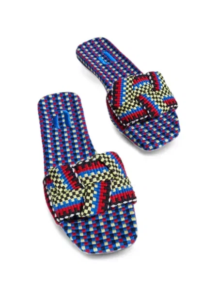 Papuci tip mules Amambaih albastru