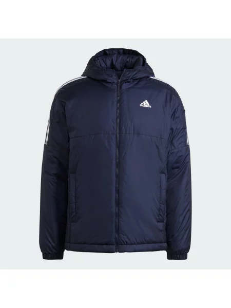 Bunda Essentials Insulated Hooded modrá