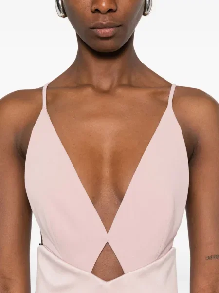 Rochie maxi Solace London de costum roz