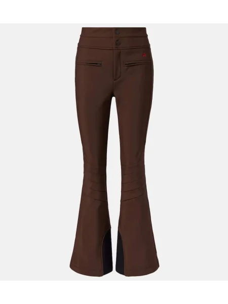 Jeździć na nartach spodnie dresowe Perfect Moment brązowe