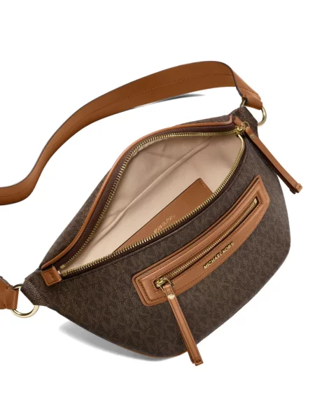 Cu centură curea Michael Kors maro