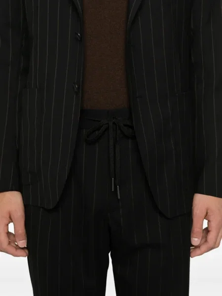 Costum Tagliatore cu dungi de costum negru