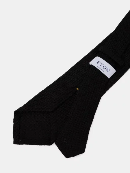 Шелковый галстук Eton черный