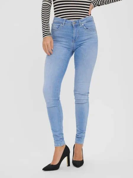 VERO MODA Farmer Lux világoskék kék