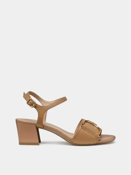 Шкіряні Босоніжки Geox New Eraklia 50 бежевий