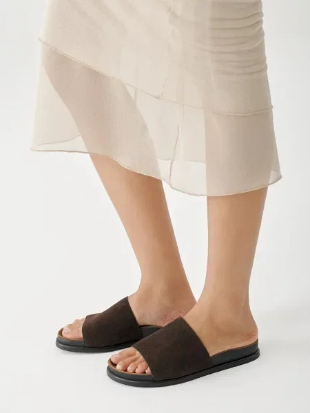 Vagabond Shoemakers női velúr papucs EFFIE barna