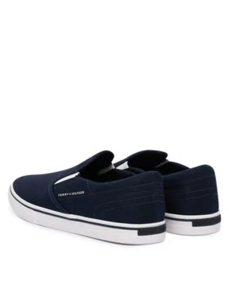 Tommy Hilfiger Tenisky Vulc Core Slip On Tmavomodrá