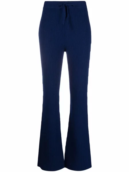Pantaloni Alberta Ferretti evazate albastru