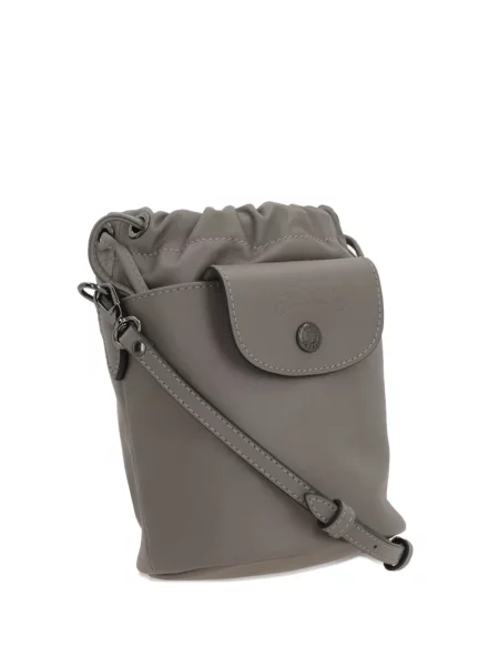 Body Longchamp din piele gri
