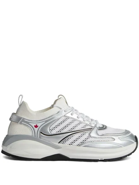 Sneakerși Dsquared2 plasă alb