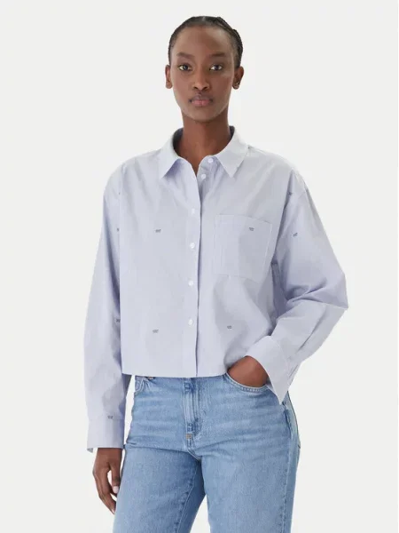 JOOP! Jeans Cămașă Basima Oversize albastru