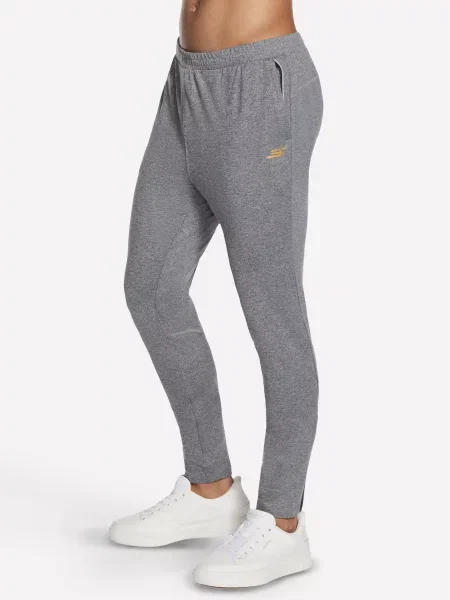 Спортивные штаны Skechers из спандекса серые