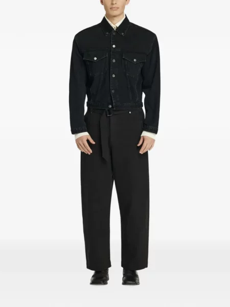 Cu centură pantaloni Entire Studios negru