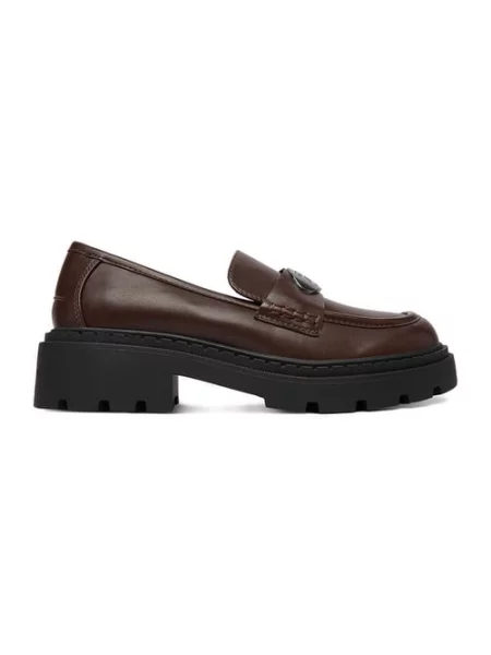 Loafersy brązowe