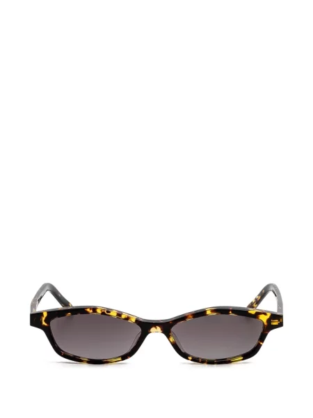 Ochelari de soare Kaleos cu imprimeu geometric maro