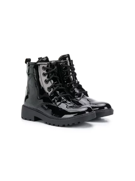 Buty do kostki dziecięce Geox czarne