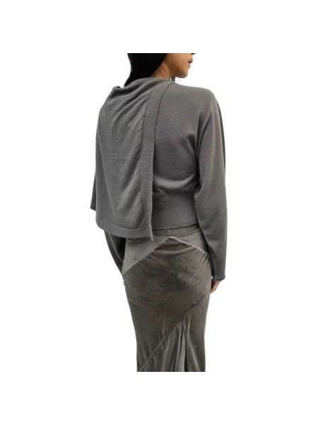 Sweter Rick Owens wełniany szary