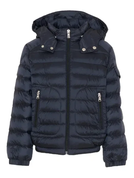 Kurtka dziecięca Moncler Enfant niebieska