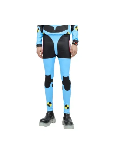 Legginsy Walter Van Beirendonck kolarskie niebieskie