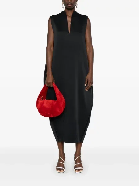 Rochie midi Khaite până la genunchi de costum negru