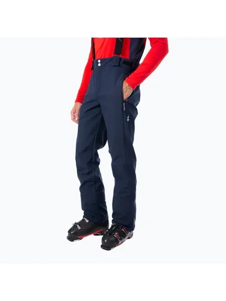 Pantaloni de schi pentru bărbați Aulp Vizil Softshell Ski navy marină