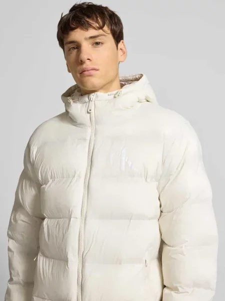 Kurtka Calvin Klein z nadrukiem biała