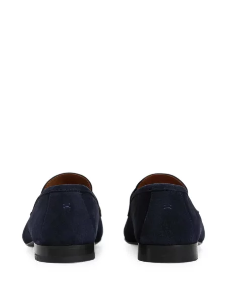 Szarvasbőr loafer Hackett London kék
